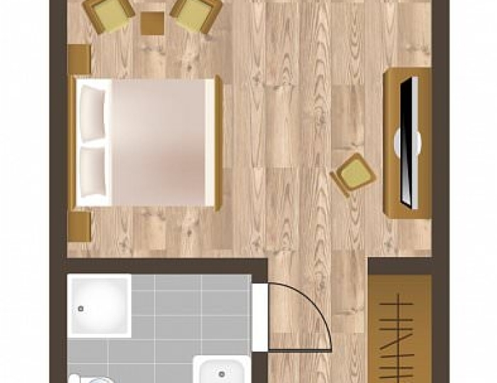 Студия (категория джуниор сюит) - ГК «Поляна 1389 Отель и СПА»