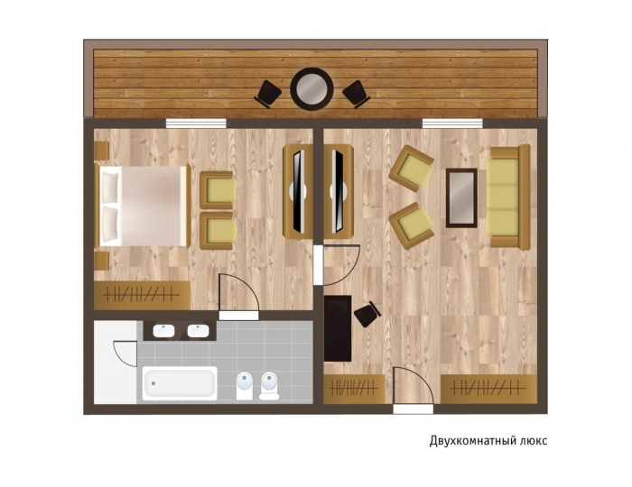 Люкс (категория люкс) - ГК «Поляна 1389 Отель и СПА»