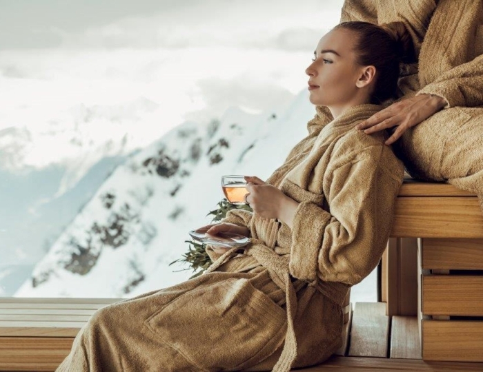 Высокогорная баня на территории курорта «Газпром» - ГК «Поляна 1389 Отель и СПА»