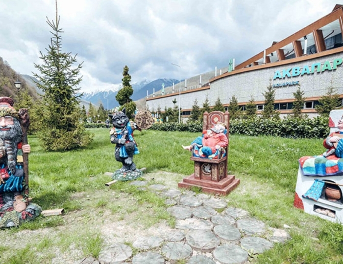 Детские развлечения на территории курорта «Газпром» - ГК «Поляна 1389 Отель и СПА»